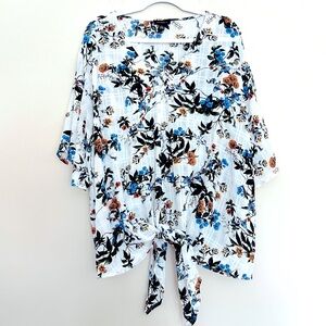 Tamara H Elegant Floral Women's Tunic Top